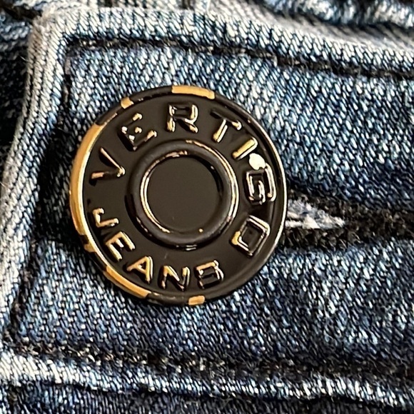 VERTIGO PARIS Women Jeans Boot Cut Medium Dark Wash Relaxed Fit Size 27 x 31 - Picture 4 of 13